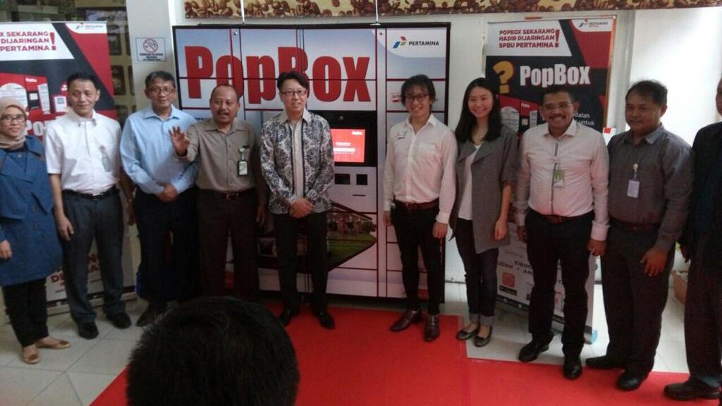 Kolaborasi PopBox dengan Pertamina