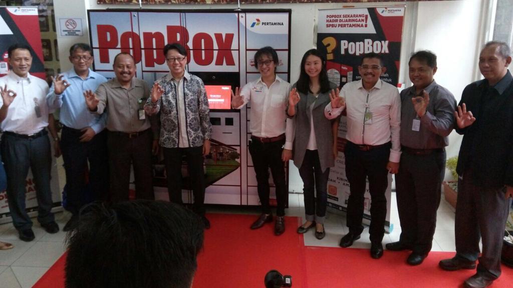 Kolaborasi PopBox dengan Pertamina